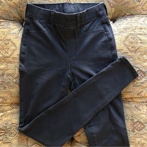 American Eagle High Waist Pull-On Jeggings/Skinny Jeans Washed Black Size 0L